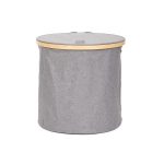 HOMLA-227438 NELLIE košara za rublje 38x38x37 cm, siva