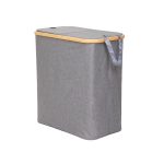HOMLA-227440 NELLIE košara za rublje 55.5x34.5x60 cm, siva