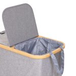 HOMLA-227440 NELLIE košara za rublje 55.5x34.5x60 cm, siva - Slika 2