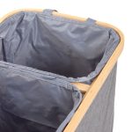 HOMLA-227440 NELLIE košara za rublje 55.5x34.5x60 cm, siva - Slika 3