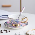HSH - EDWINA porculanska šalica 220 ml sa tanjurićem i žličicom - Slika 2