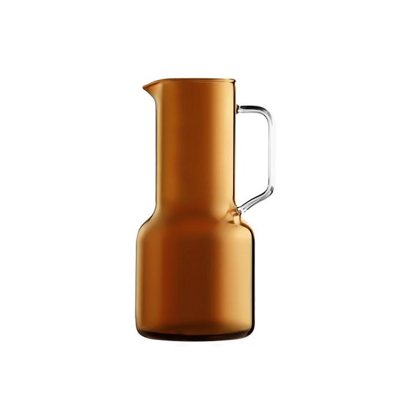 074032 HSH - LENORE stakleni vrč 1600 ml, narančasti - Slika 1