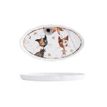 HSH - MEOW keramički pladanj 30,5 x 17,5 x 2 cm