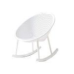 HSH - ANTOS stolica za ljuljanje 85 x 67 x 80 x 40 cm, bijela