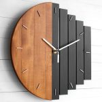 HSH - WOODLEY zidni sat 30 cm - Slika 2