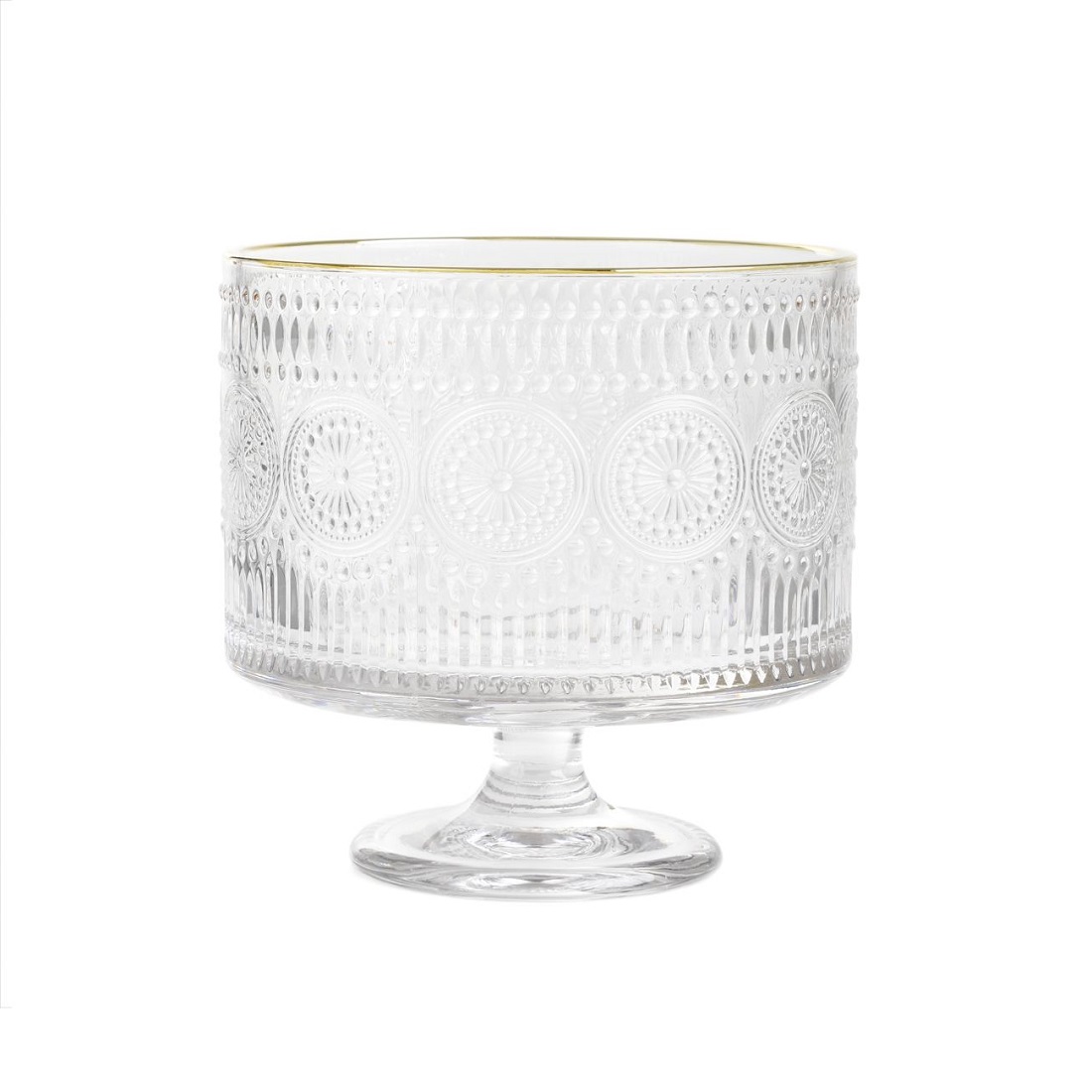 HOMLA-226570 BARREL staklena zdjela,  20x20 cm 
