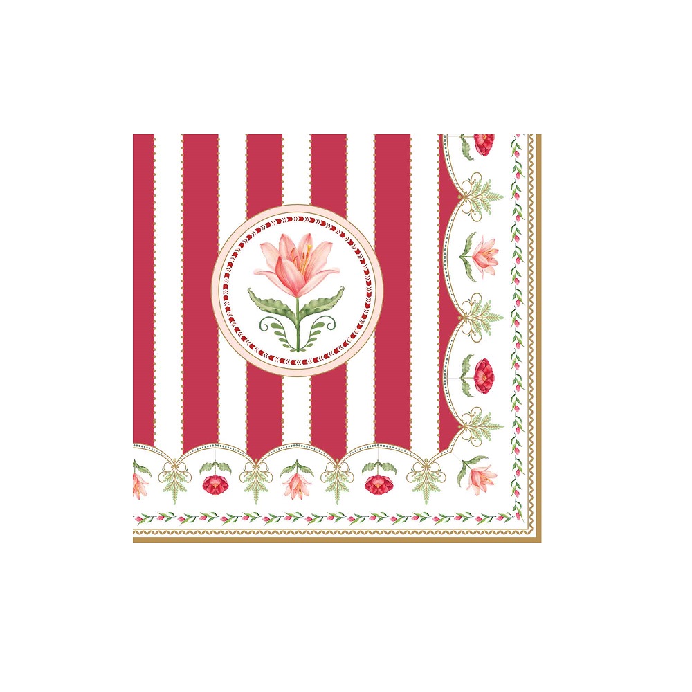 076885 EASY LIFE-R0414#FLRY Papirnate salvete, 20/1, 33x33 cm, FLOWERY - Slika 1