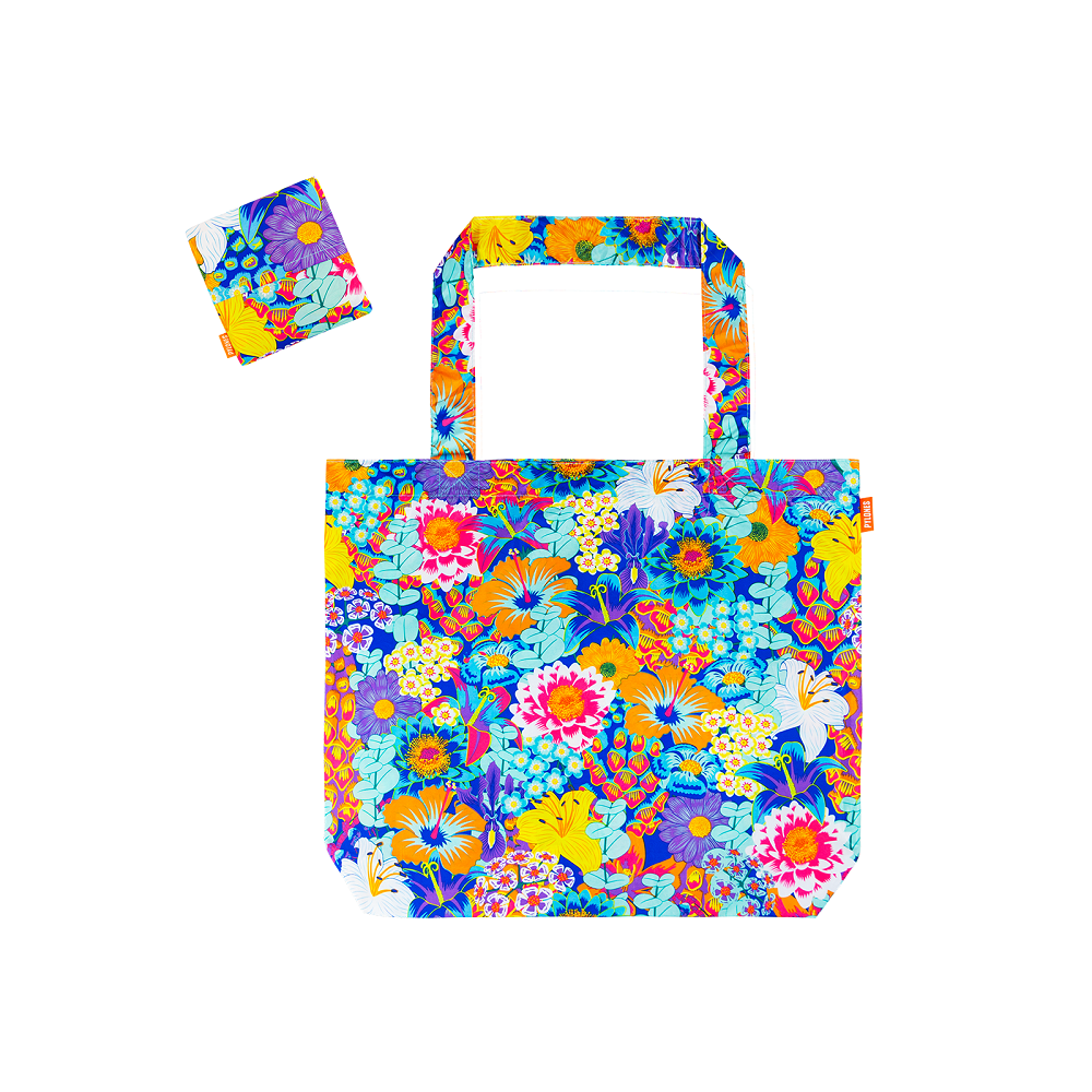 PYL-SHOPPING LARGE sklopiva torba za kupovinu, 48x38x7 cm, Bouquet