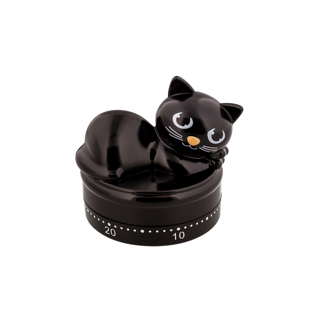 PYL-40832 BKCAT - ON TIME kuhinjski tajmer, o 6 x 5 cm, Black cat