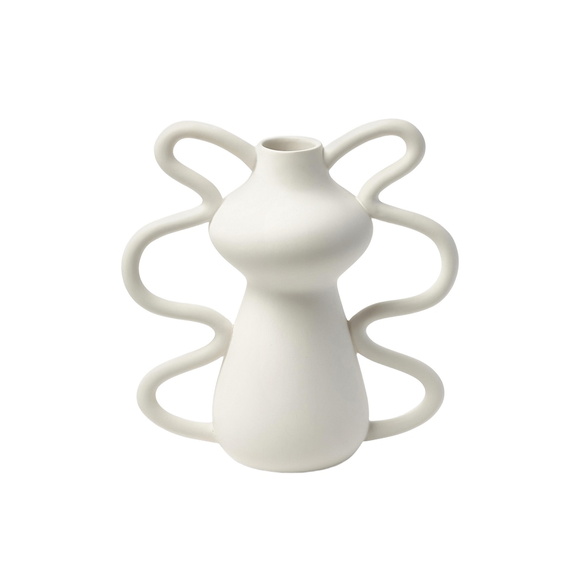 078429 DEL2MXC04-102 Keramička vaza Luvi, O 6 x 32 cm - Slika 1