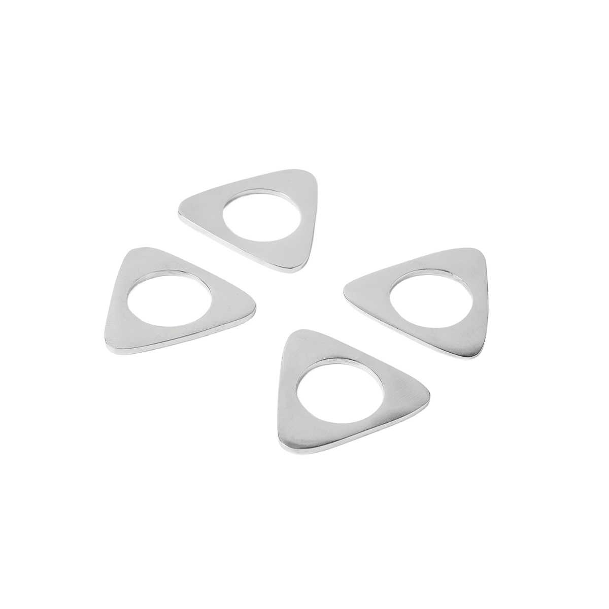 DEL3XRI03-103 Prstenovi za salvete Triangle, 7 x 7 cm, set 4/1