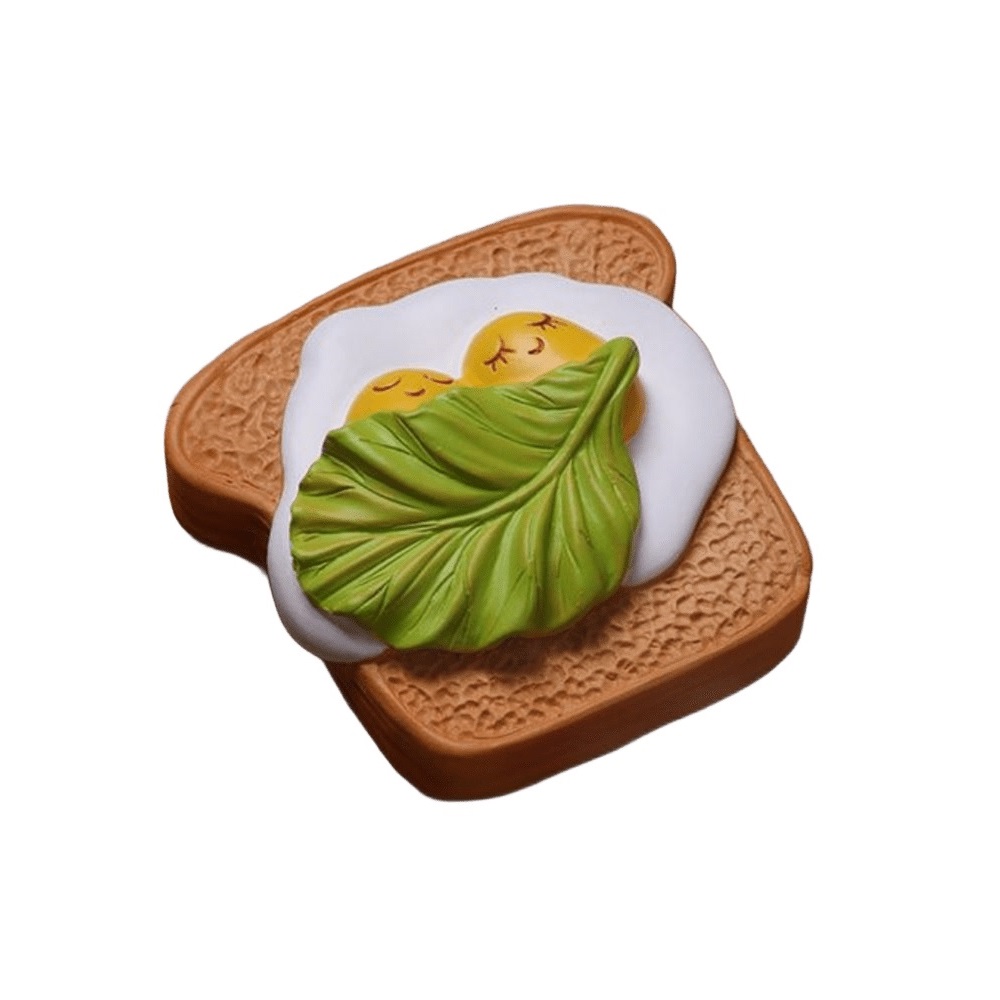 HSH - EGG ON TOAST magnet za hladnjak, 4,7 x 4,8 x 2,2 cm