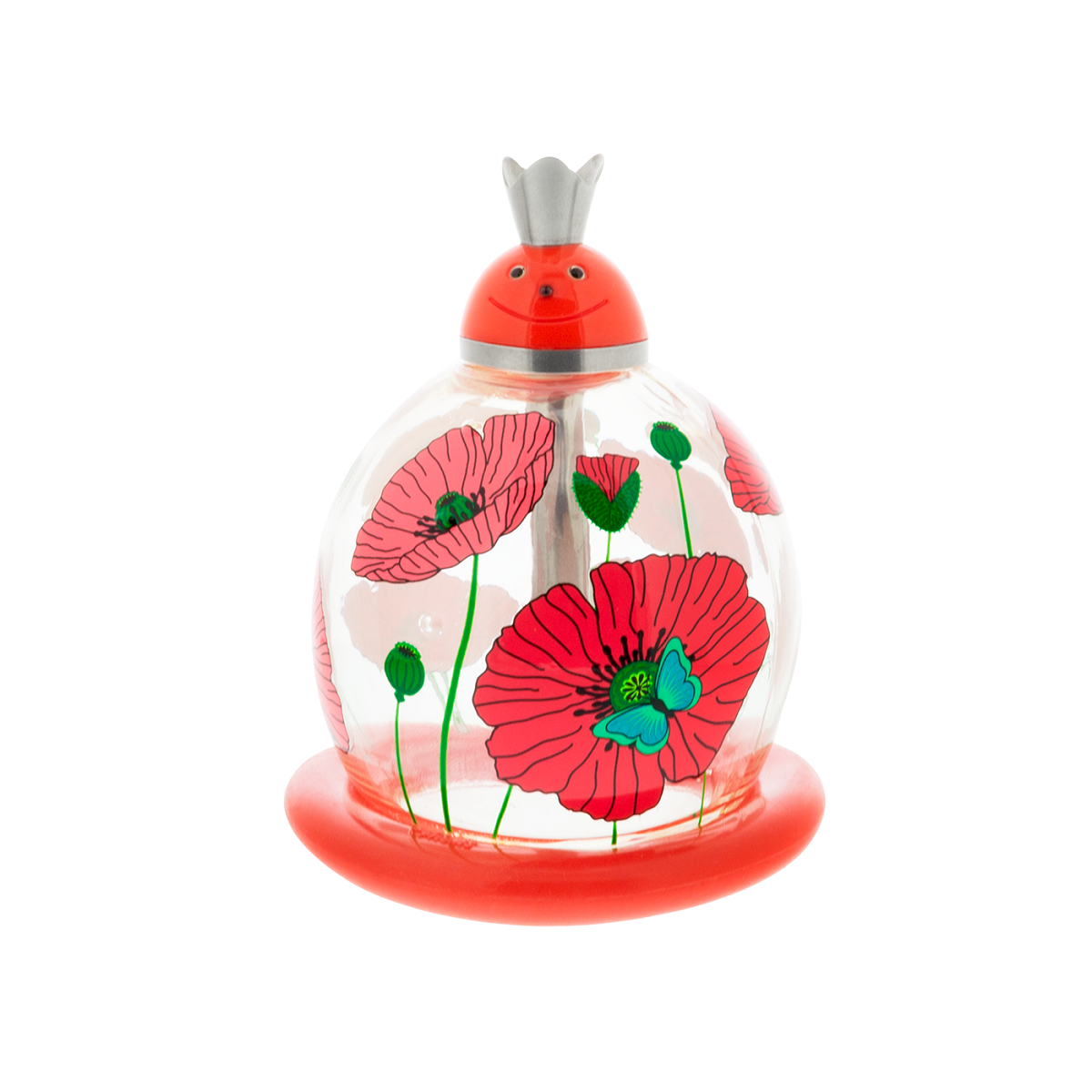 PYL-ABUG COQ - ABU posuda za šećer, 9 x 12,5 cm, Coquelicots