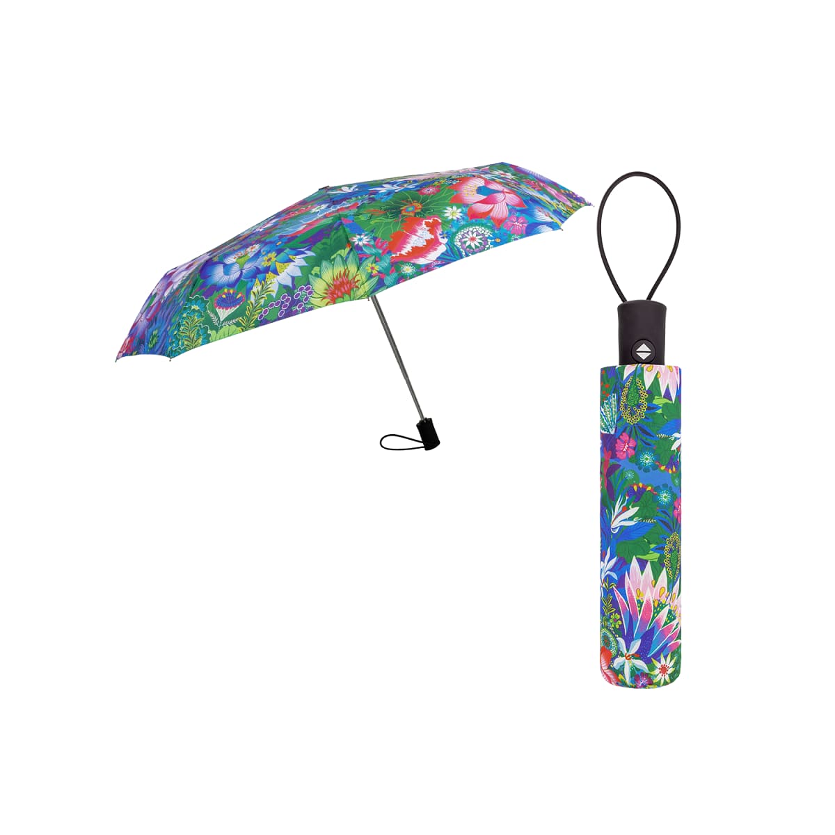 PYL-35628 FDO - PARAPLI sklopivi kišobran, zatvoren: 29 x 4 cm, otvoren: 97 cm, Fleurs d'eau