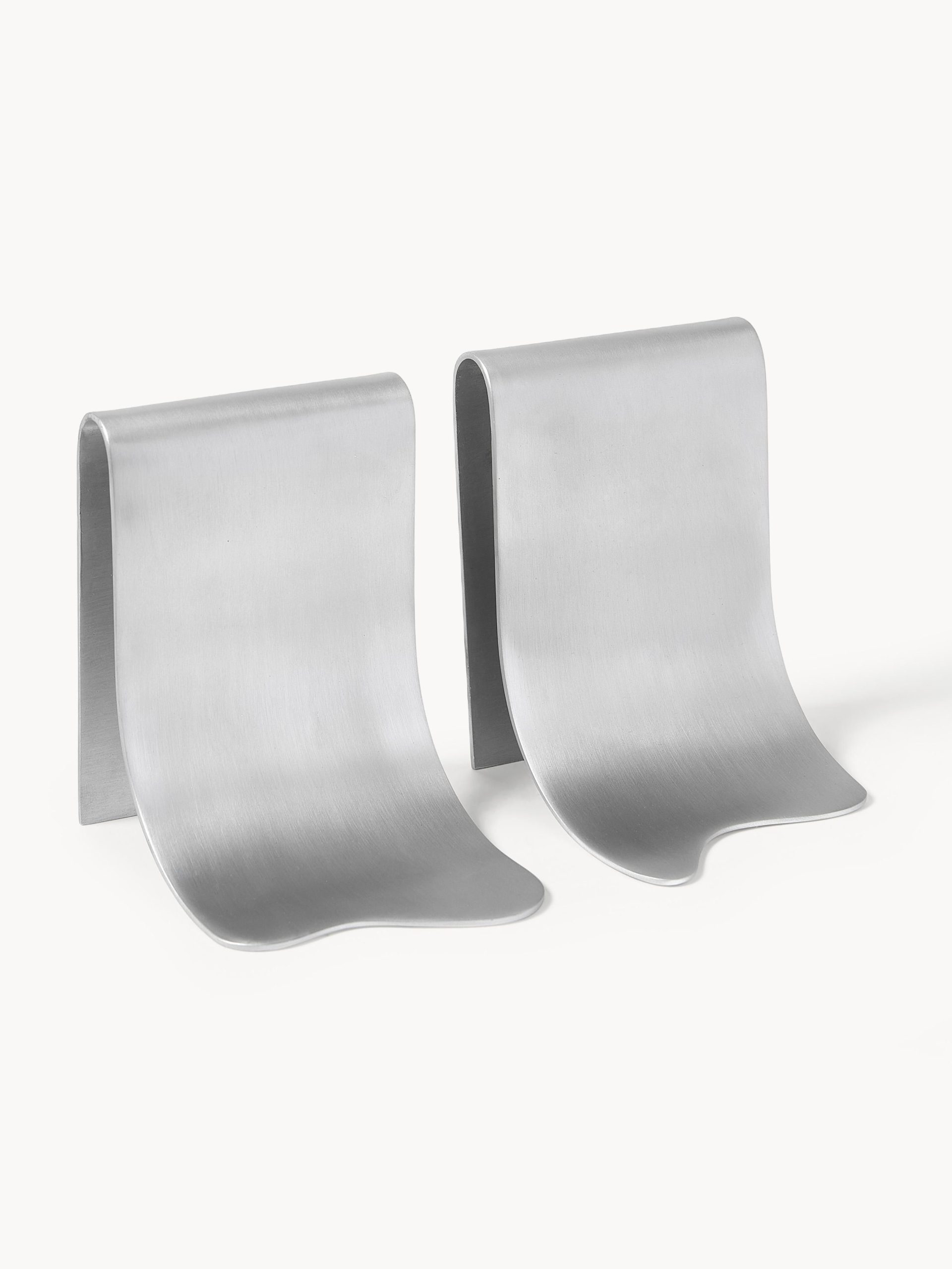 DEL4XRI02-101 Držači za knjige Lunor, 12 x 14 cm, set 2/1