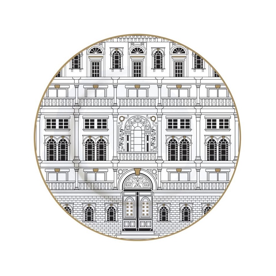 EASY LIFE-R0944#PLZO Porculanski tanjur O 19 cm PALAZZO