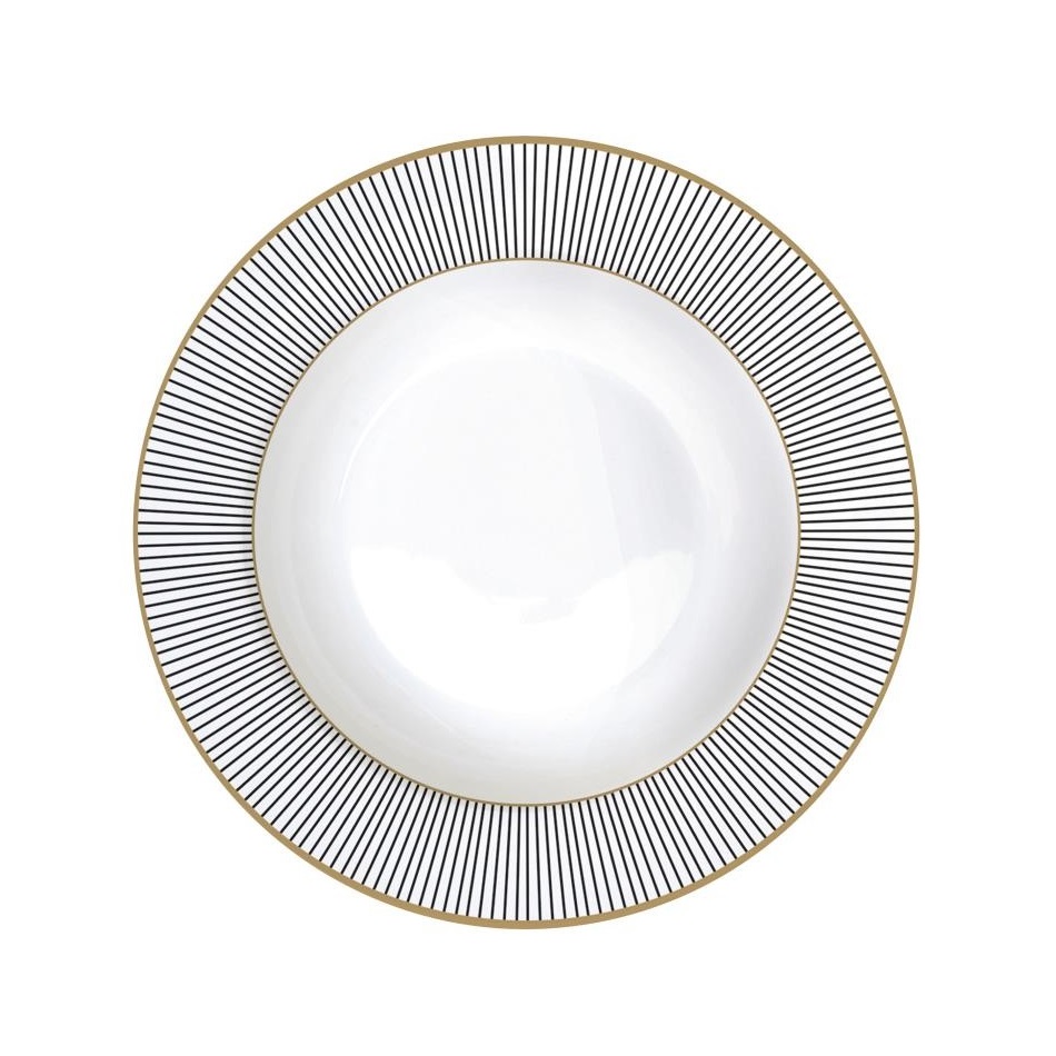 EASY LIFE-R0943#PLZO Porculanski duboki tanjur O 21,5 cm PALAZZO