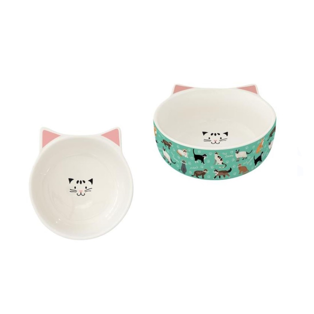 EASY LIFE-R2972#CATF Porculanska zdjelica za kućne ljubimce O 14,5 cm CATS FAMILY