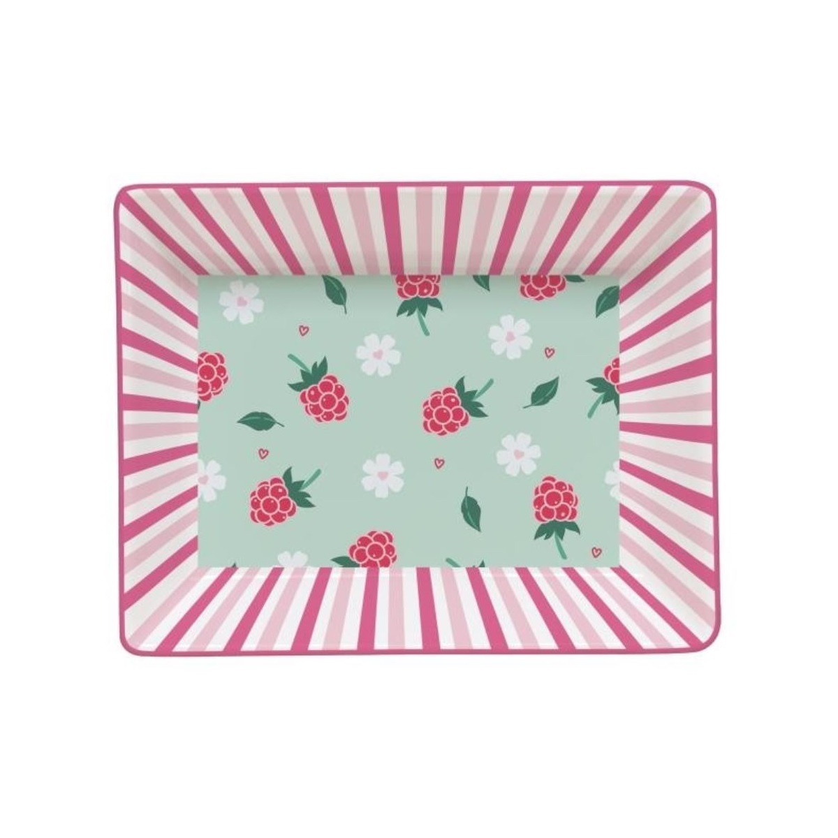 EASY LIFE-R3224#TWAP Porculanska posuda za odlaganje sitnica 14x11 cm TWIST & MATCH AQUAMARINE-PINK