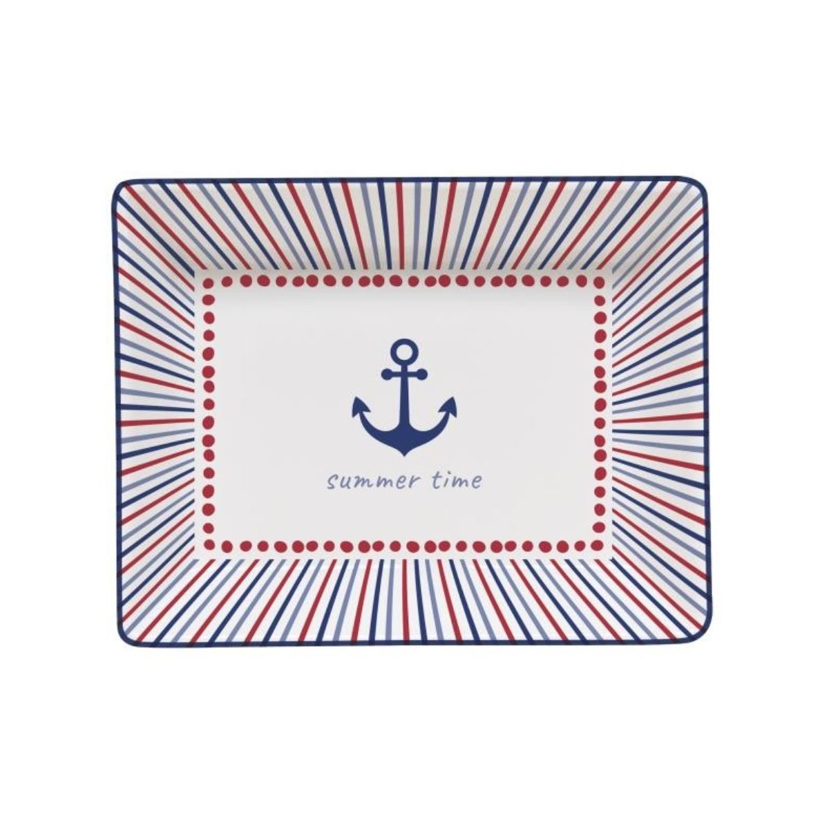 EASY LIFE-R3224#TWBL Porculanska posuda za odlaganje sitnica 14x11 cm TWIST & MATCH BLUE