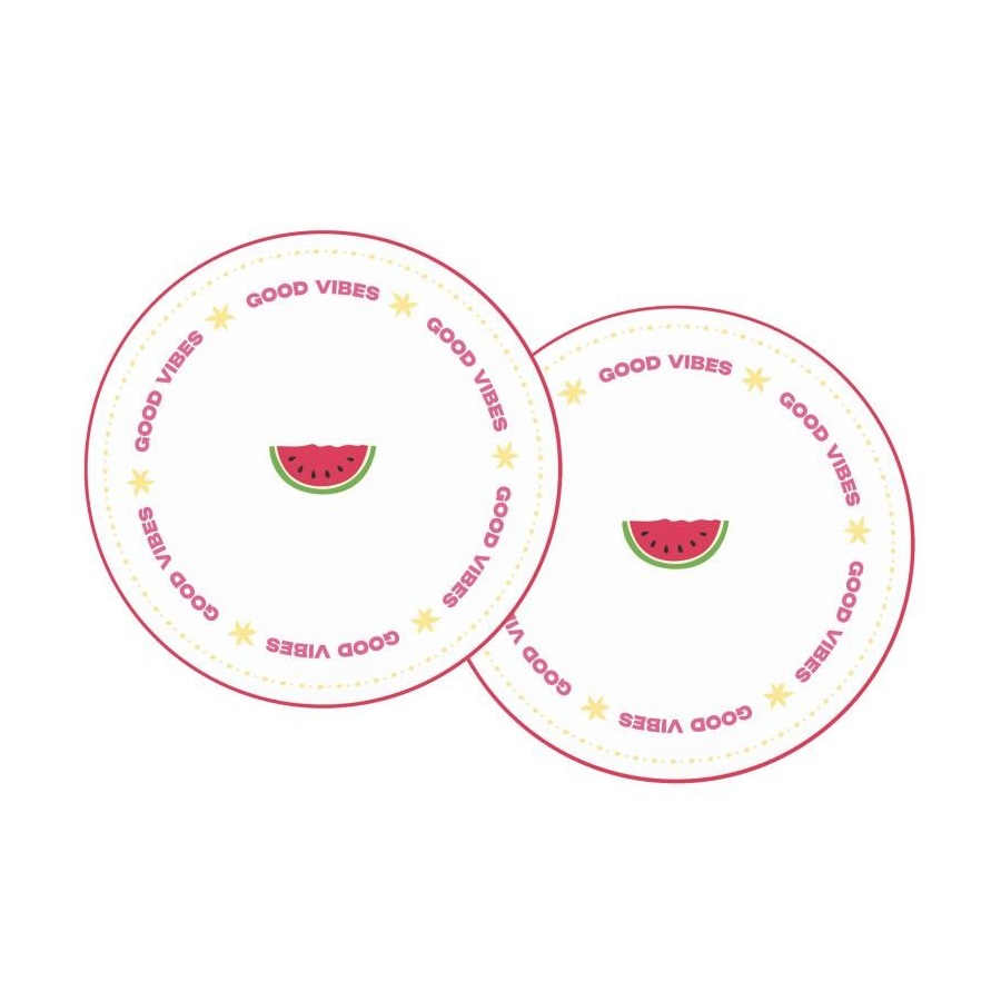 EASY LIFE-R3202#TWAP Set 2 porculanska tanjura O 20 cm TWIST & MATCH AQUAMARINE-PINK