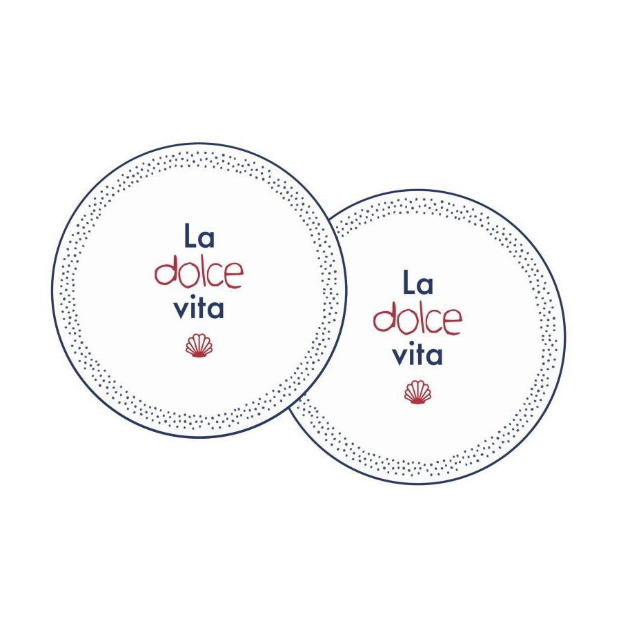 EASY LIFE-R3202#TWBL Set 2 porculanska tanjura O 20 cm TWIST & MATCH BLUE