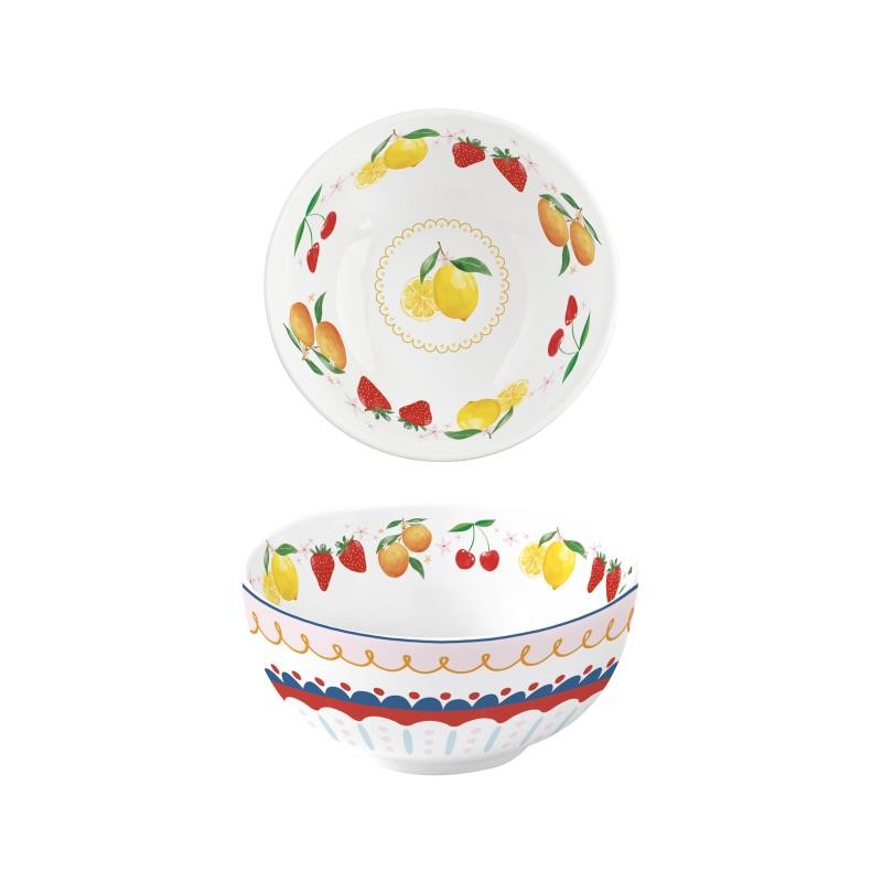 EASY LIFE-R1190#FMAN Porculanska zdjela O 12 cm FRUIT MANIA