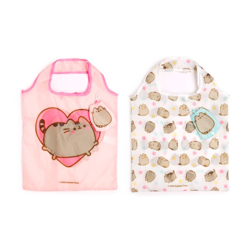 PUC-FBAG43 Sklopiva torba za kupovinu Pusheen the Cat Hearts & Stars, 42 x 44 cm
