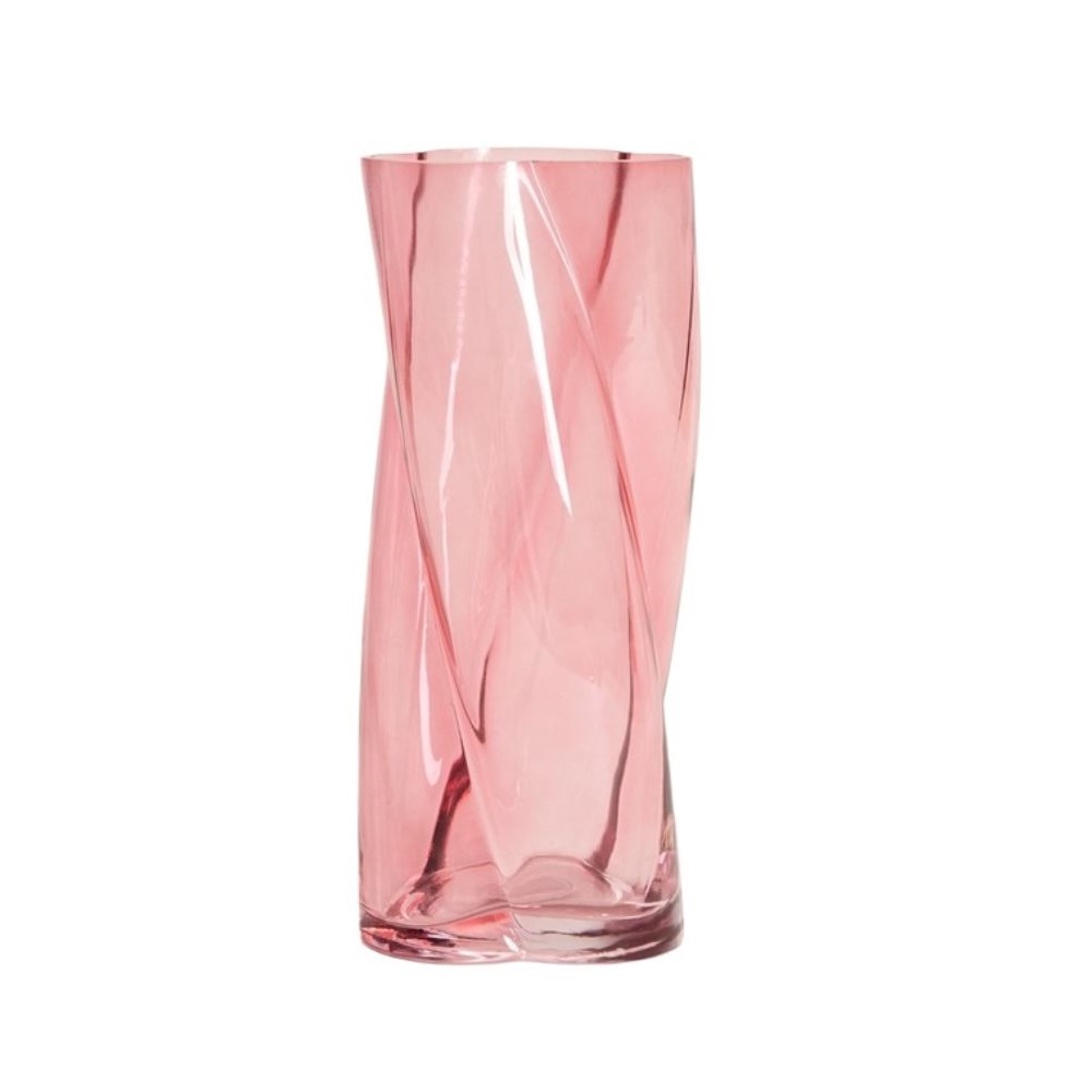 HOMLA-243634 RAYA staklena vaza,  10,5x10,5x26cm