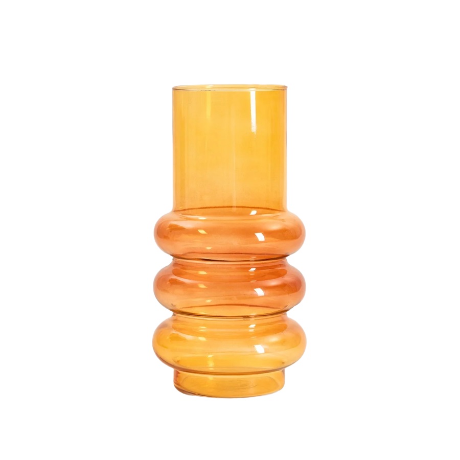 HOMLA-243885 CIRCLE staklena vaza, 11x26 cm