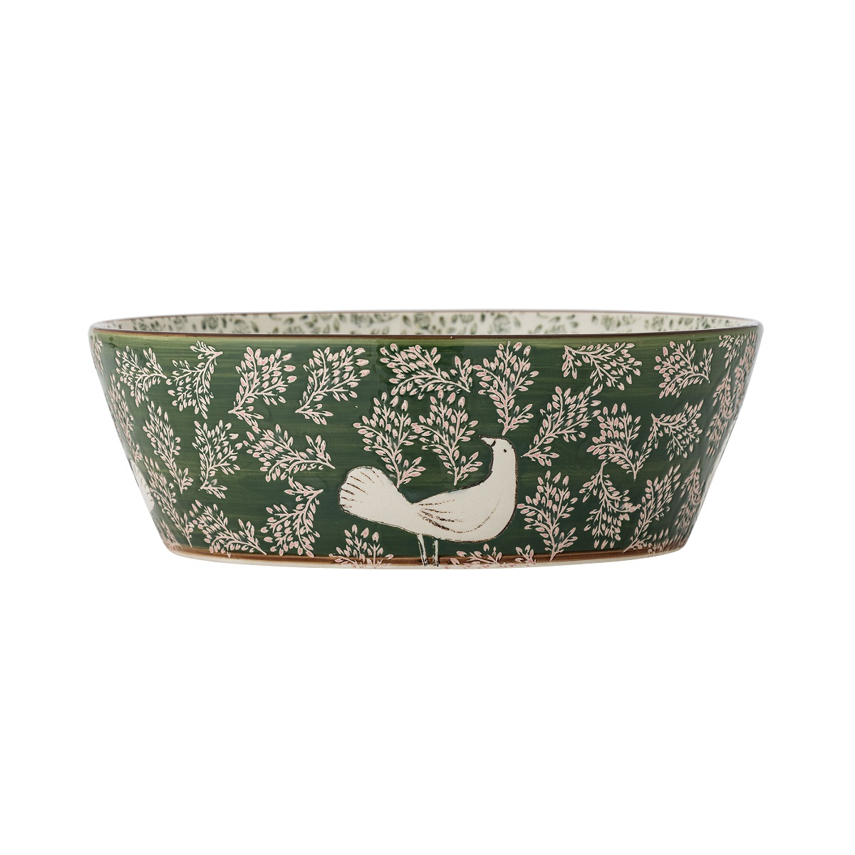 BLO-82072767 Hezha keramička zdjela, O28x9 cm, zelena