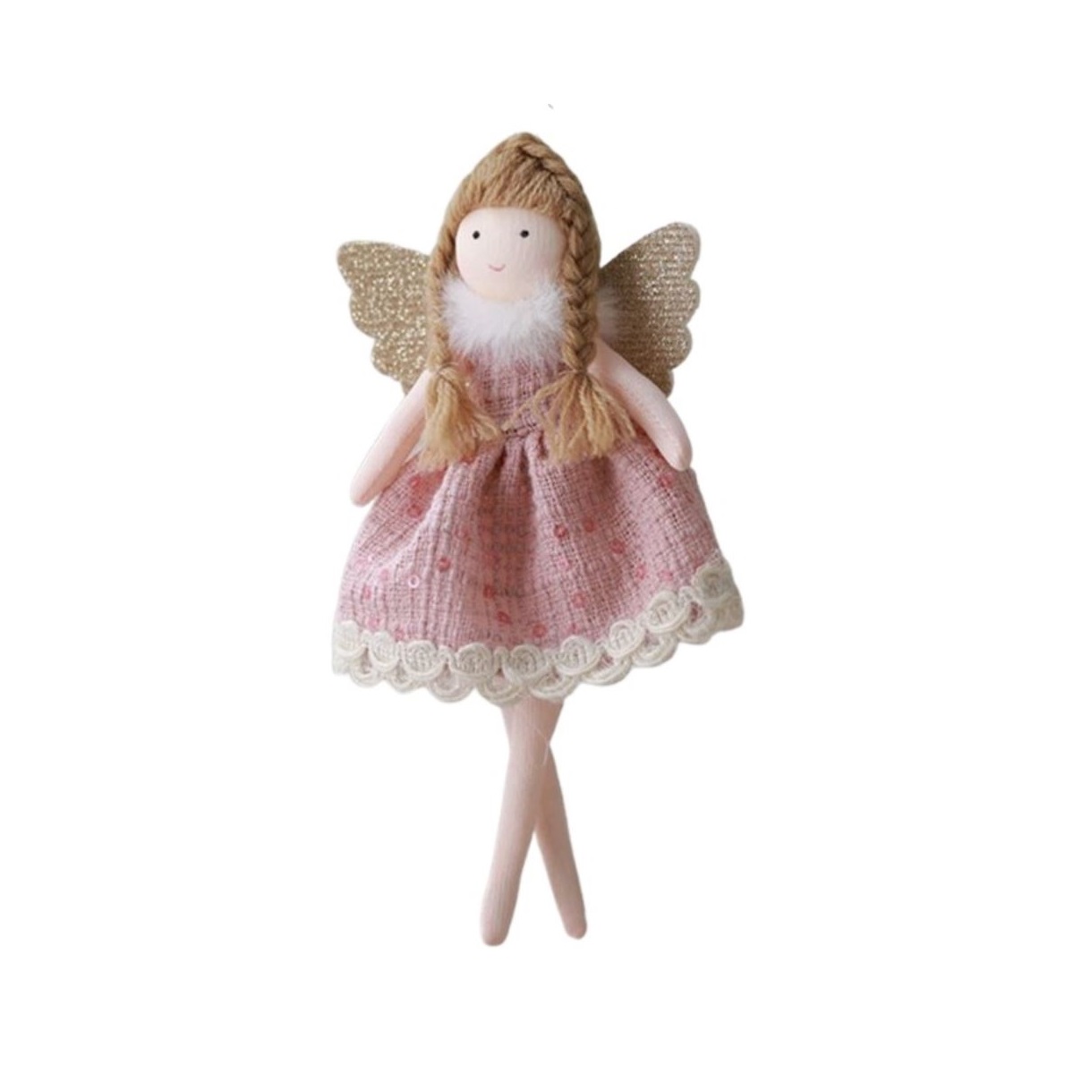 HSH - ASTRIA viseća božićna dekoracija, 17 cm, roza