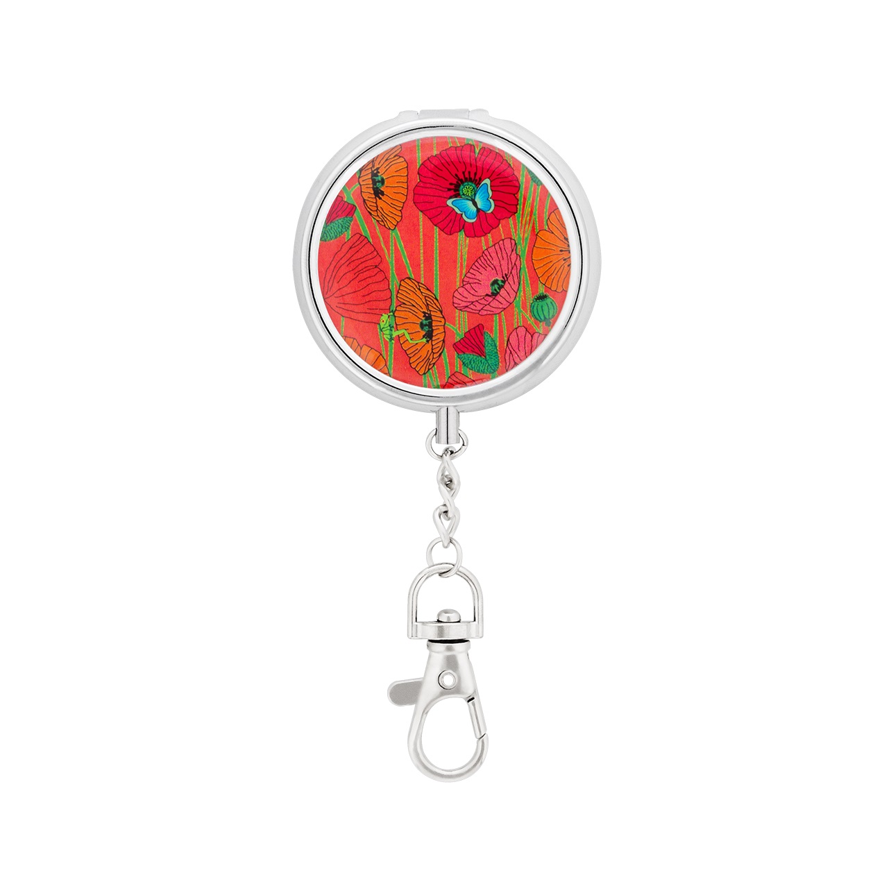 PYL-40002 COQ - CEND'ART 2 džepna pepeljara, 4 x 4 x 2 cm, Coquelicots