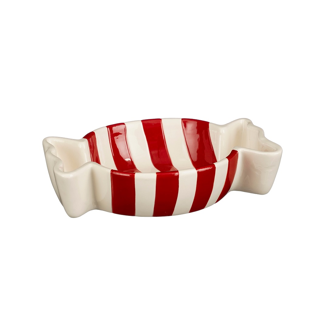 EDELMAN-1161614 Keramička posuda crveni bombon, 21x15,5x5cm